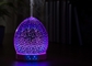 100ml  ultrasonic essential oil aroma diffuser hybrid humidifier with 3d effect glass shell
