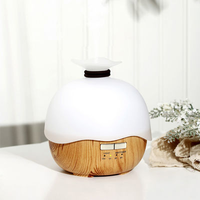 400ML Wood Grain Mini Portable Rechargeble Ultrasonic Home Aroma Diffuser