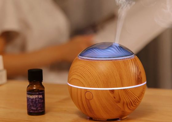 100ML Wood Grain Mountain View Essential Oil Diffuser Humidifier For Office Home Yoga Spa