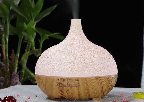 Waterless Ultrasonic Cool Mist Aromatherapy Diffuser 400ml With LED Lights