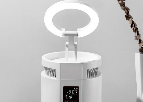 4000mAh Fan Ring USB Air Purifier Multifunctional Humidifier LED Night Light