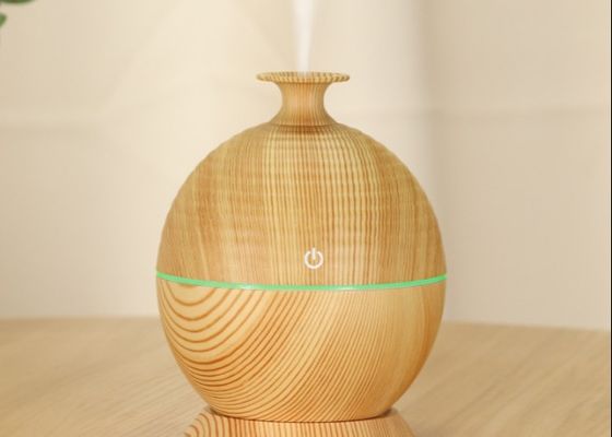 130ml Wood Grain Jar Shape Uv Humidifier Ultrasonic Air Humidifier With Uv Humidifier Uv,Air Humidifier