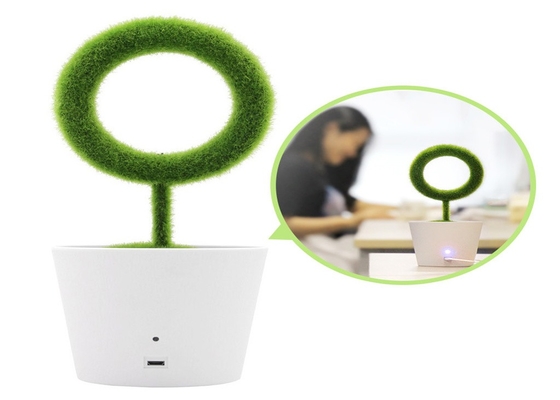 USB Remove Air Pollutants Tabletop Green Plant Modeling Air Purifier For Office Home