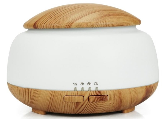 Wood Grain Bamboo Table Ultrasonic Air Humidifier Night Light Room Essential Oil Diffuser