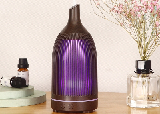200ml Color Home Aroma Diffuser Wood Grain Cool Mist Humidifier For Essential Oils