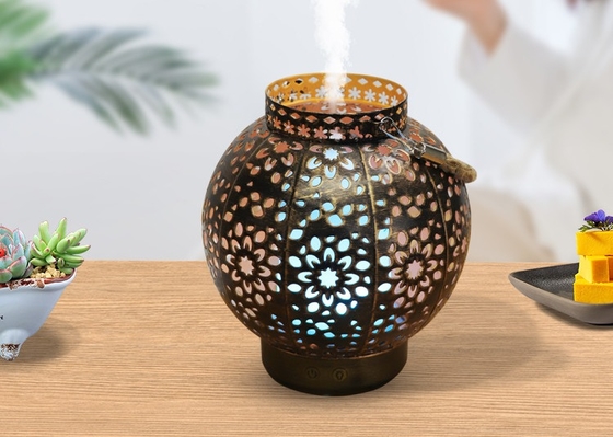 200ML HIgh Quality Flower Lantern Essential Oil Diffuser 100ml Metal Aromatherapy Oil Diffuser