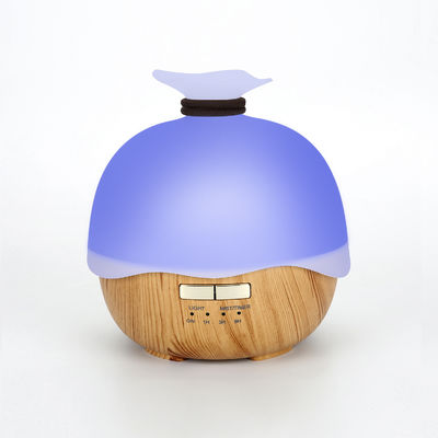 400ML Wood Grain Mini Portable Rechargeble Ultrasonic Home Aroma Diffuser