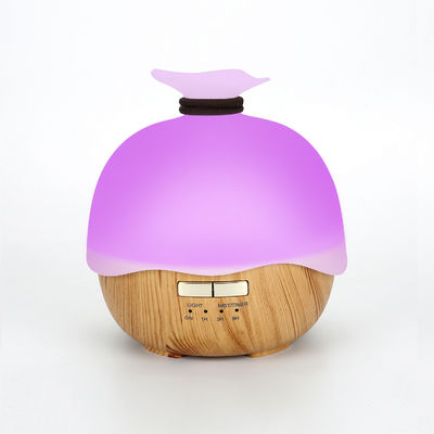 400ML Wood Grain Mini Portable Rechargeble Ultrasonic Home Aroma Diffuser