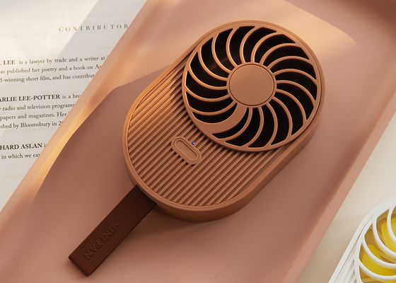 Cute Ice Cream Handy USB Fan Second Gear Wind Portable USB Rechargeable 800MAh