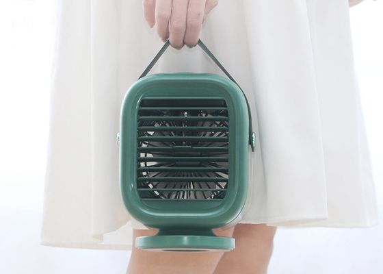 2000mAh Mute USB Air Conditioner Cooling Fan Rechargeable Portable Athermal Water Spray