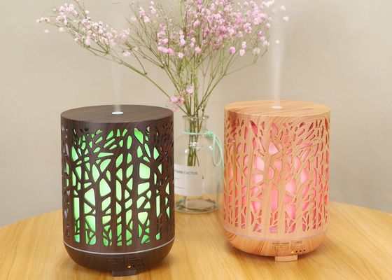 300ML Forest Wood Grain Essential Oil Aroma Diffuser For Home Office Room