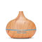 550ML 12.5kg Wood Aroma Diffuser 65ml/h Soothing 7 Color Lights