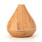 Wood Grain Volcanic Ultrasonic Aromatherapy Oil Diffuser , Spa Mist Wood Grain Diffuser