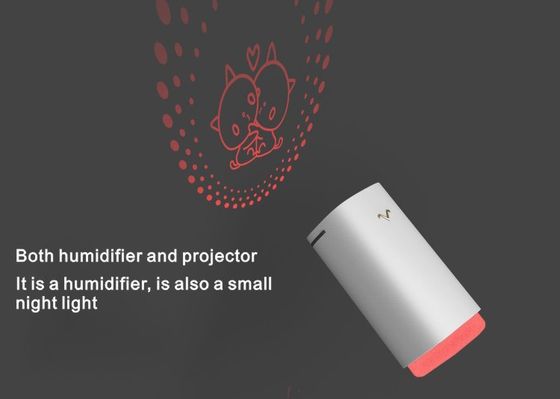 3.5W 45ml/h Usb Portable Humidifier , Ultrasonic Mini Air Humidifier Car Projection