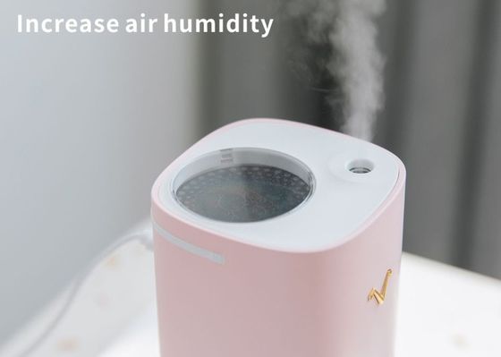 3.5W 45ml/h Usb Portable Humidifier , Ultrasonic Mini Air Humidifier Car Projection