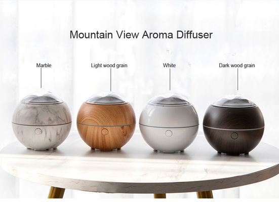 100ML Wood Grain Mountain View Essential Oil Diffuser Humidifier For Office Home Yoga Spa