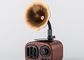 Plastic 1200Mah Fm Radio Speaker Trumpet Shape Retro Subwoofer Speaker