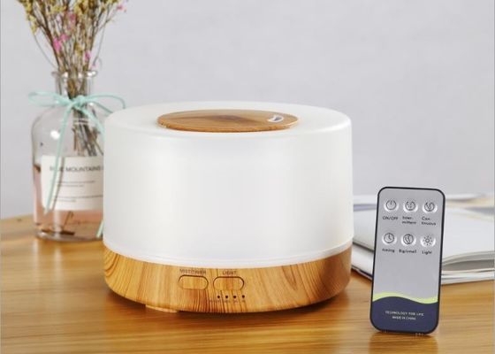 500ml Wood Essential Oil Auto Diffuserr Smart Aroma Diffuser With APP Control