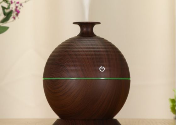 130ml Wood Grain Jar Shape Uv Humidifier Ultrasonic Air Humidifier With Uv Humidifier Uv,Air Humidifier