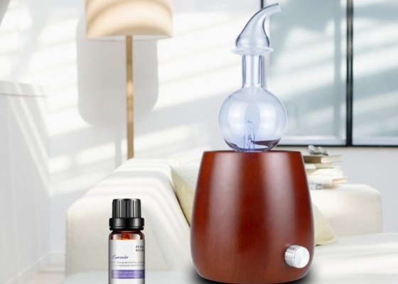 Pure Essential Oil Waterless Aromatherapy Diffuser Real Wood And Glass Nebulizing Diffuser Personal Care Home