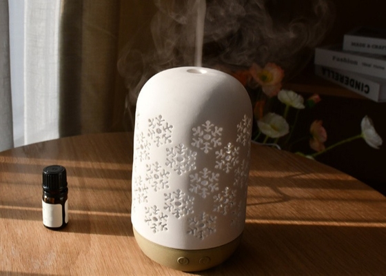 100ML Classic Ceramic Ultrasonic Essential Oil Diffuser Humidifier Electric Home Scent Machine