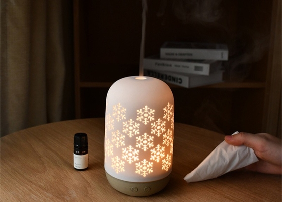 100ML Classic Ceramic Ultrasonic Essential Oil Diffuser Humidifier Electric Home Scent Machine