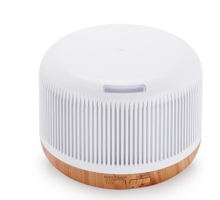 Hollow Wood Aroma Diffuser 300ml Wood Grain Cool Mist Essential Oil Diffuser