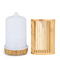 Household Colorful Hollow Wood Grain Humidifier 200ML Silent Diffuser Machine Ultrasonic Atomizer