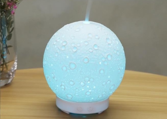 100Ml Ceramic Ultrasonic Silent Moon Shape Cool Mist Essential Oil Diffuser Humidifier