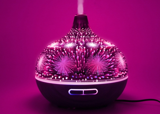 400ml Aromatherapy Essential Oil Diffuser Humidified Glass Crystal Stone Aromatherapy Diffuser