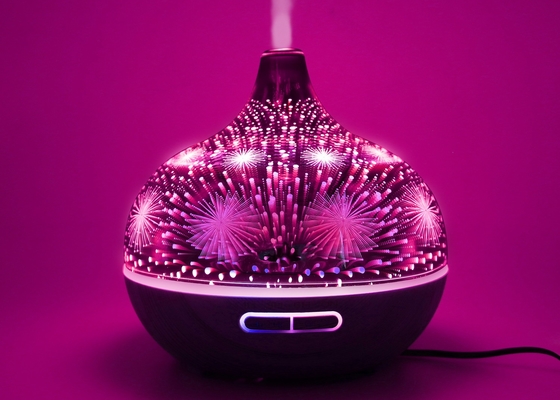 400ml Aromatherapy Essential Oil Diffuser Humidified Glass Crystal Stone Aromatherapy Diffuser