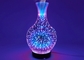 Remote Humidification 3D Firework Glass Essential Oil Aroma Diffuser 7 LED Color Night Light