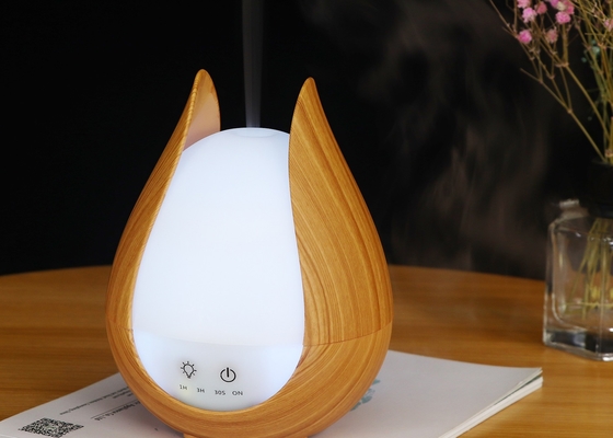 Mini Wood Grain Air Humidifier Fragrance Ultrasonic Aromatherapy Led Color Changing