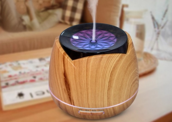 400ml Home office imitation wood grain aromatherapy humidifier sleeve housing office home humidifier